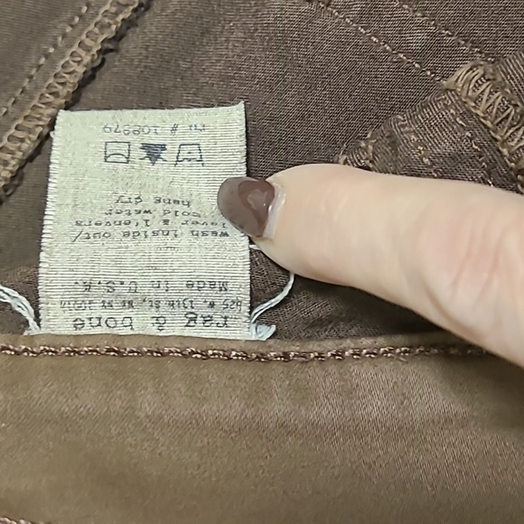 Rag and bone legging jean in shiitake brown euc - Picture 9 of 11